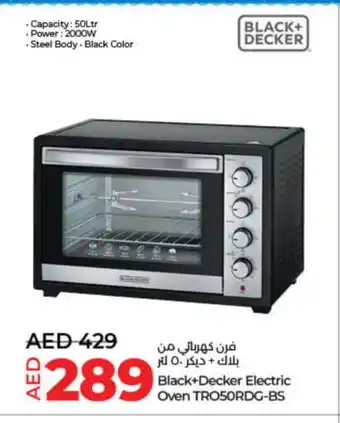 Lulu Hypermarket BLACK+DECKER Microwave Oven offer