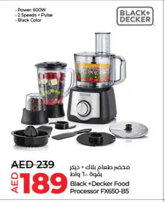 Lulu Hypermarket BLACK+DECKER Food Processor offer