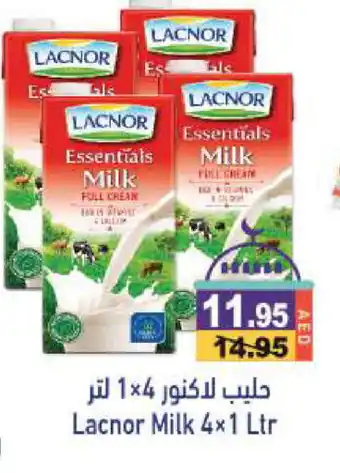 Aswaq Ramez LACNOR Full Cream Milk offer