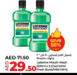 Lulu Hypermarket LISTERINE Mouthwash offer