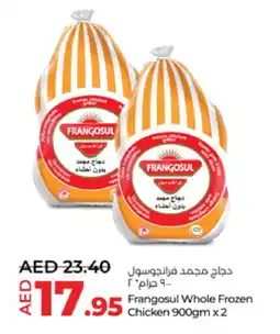 Lulu Hypermarket FRANGOSUL Frozen Whole Chicken offer