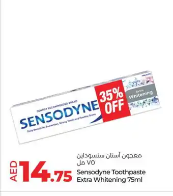 Lulu Hypermarket SENSODYNE Toothpaste offer