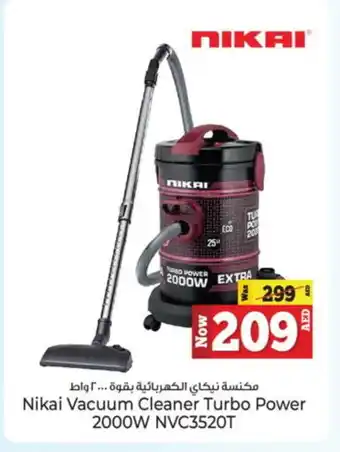 Kenz Hypermarket NIKAI Vacuum Cleaner offer