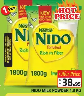 Baniyas Spike Hypermarket NIDO Milk Powder offer