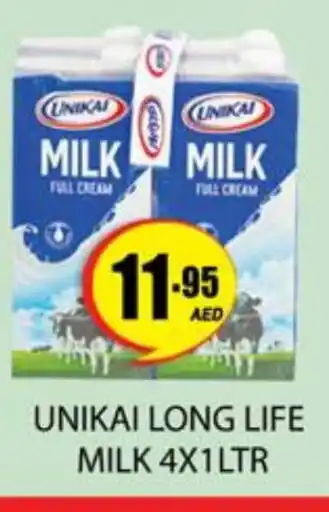 Zain Hypermarket UNIKAI Long Life / UHT Milk offer