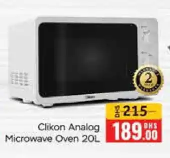 Mango Hypermarket LLC CLIKON Microwave Oven offer