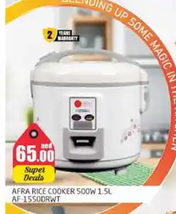 Pasons AFRA Rice Cooker offer