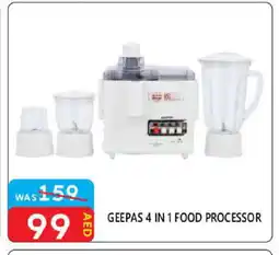 United Hypermarket GEEPAS Food Processor offer