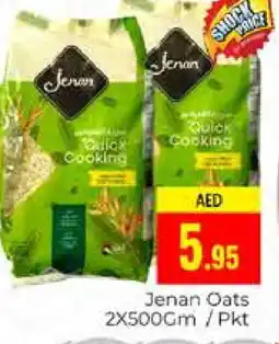 Pasons JENAN Oats offer