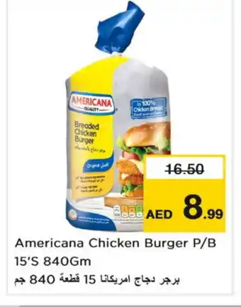 Nesto AMERICANA Chicken Burger offer