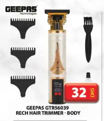 Grand Hyper Market GEEPAS Remover / Trimmer / Shaver offer