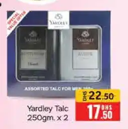 Mango Hypermarket LLC YARDLEY Talcum Powder offer