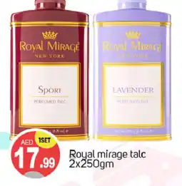 Talal Market ROYAL MIRAGE Talcum Powder offer