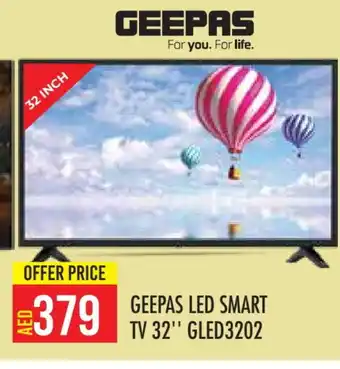 Baniyas Spike Hypermarket GEEPAS Smart TV offer