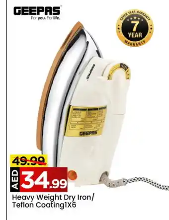 Mark & Save GEEPAS Ironbox offer