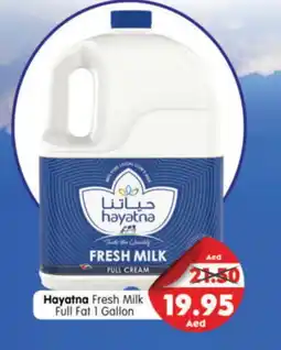 Al Madina Hypermarket HAYATNA Fresh Milk offer