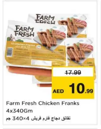 Nesto FARM FRESH Chicken Franks offer