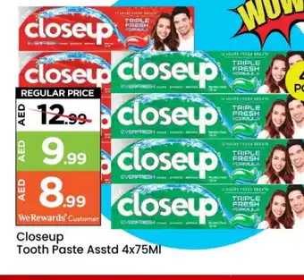 Mark & Save CLOSE UP Toothpaste offer