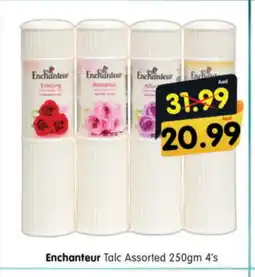 Al Madina Hypermarket Enchanteur Talcum Powder offer