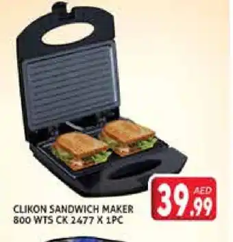 Palm Centre CLIKON Sandwich Maker offer