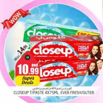 Pasons CLOSE UP Toothpaste offer