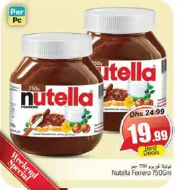 Pasons NUTELLA Chocolate Spread offer