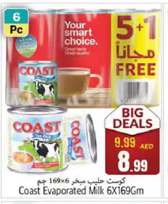 Pasons COAST Evaporated Milk offer