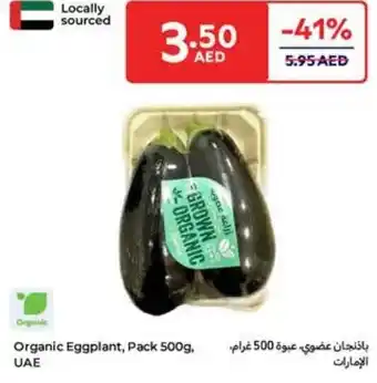 Carrefour Organic eggplant offer