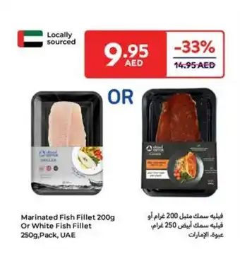 Carrefour Marinated Fish Fillet Or White Fish Fillet offer