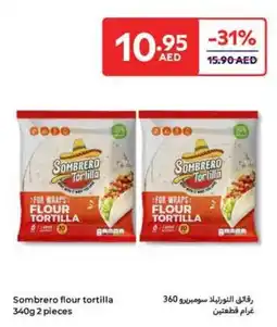 Carrefour Sombrero flour tortilla offer