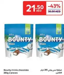 Carrefour Bounty minis chocolate offer