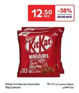 Carrefour Kitkat miniatures chocolate offer