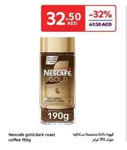 Carrefour Nescafe gold dark roast coffee offer