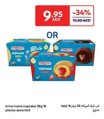 Carrefour Americana cupcake offer