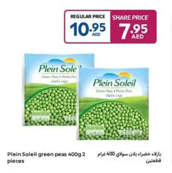 Carrefour Plein Soleil green peas offer