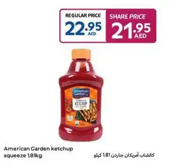 Carrefour American Garden ketchup squeeze offer