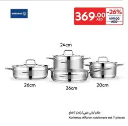 Carrefour Korkmaz Alfaron cookware set offer