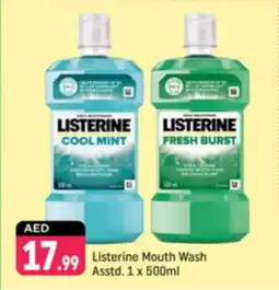 Shaklan Listerine Mouth Wash Asstd offer