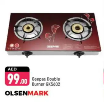 Shaklan Geepas Double Burner GK5602 offer