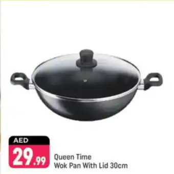 Shaklan Queen Time Wok Pan With Lid offer