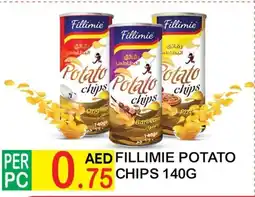 Dream Land Center Fillimie potato chips offer