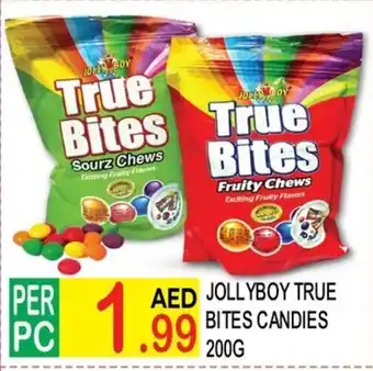 Dream Land Center Jollyboy true bites candies offer