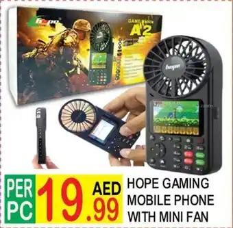 Dream Land Center Hope gaming mobile phone with mini fan offer