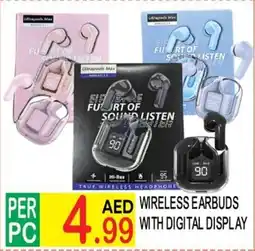 Dream Land Center Wireless earbuds with digital display offer