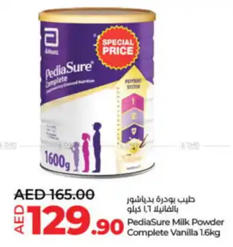 LuLu Express PediaSure Milk Powder Complete Vanilla offer