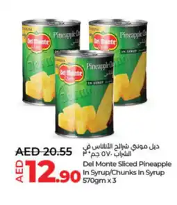 LuLu Express Del monte sliced pineapple in syrup chunks in syrup offer