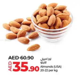 LuLu Express Almonds  20-22 offer