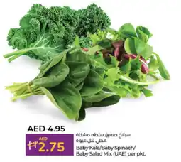 LuLu Express Baby kale baby spinach baby salad mix offer