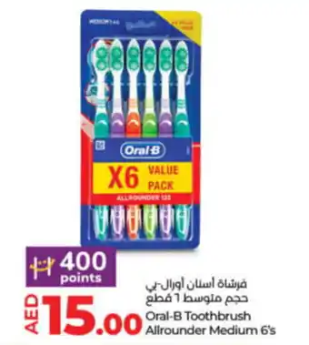 LuLu Express Oral-B toothbrush allrounder medium 6s offer