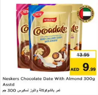 Nesto Neskers chocolate date with almond offer